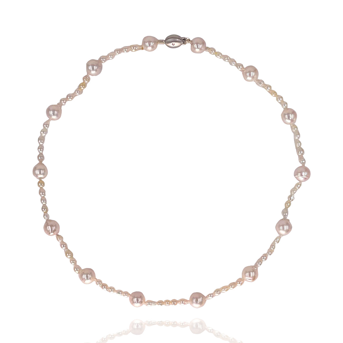 White Seed &amp; Akoya &#39;The Original&#39; Pearl Necklace