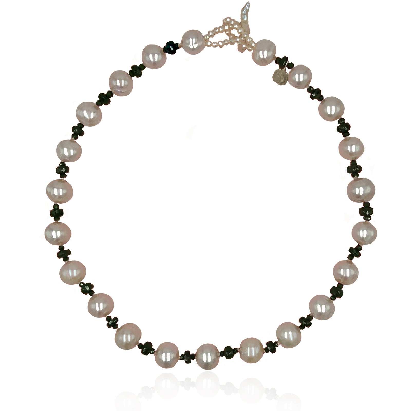 White Freshwater Pearl Double Strand 'Classic' Pearl Necklace