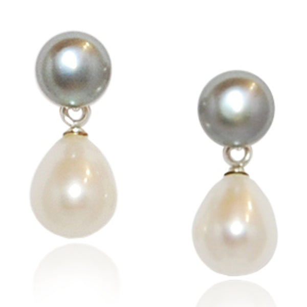 Grey Pearl Earrings | Coleman Douglas Pearls | Pearls.co.uk